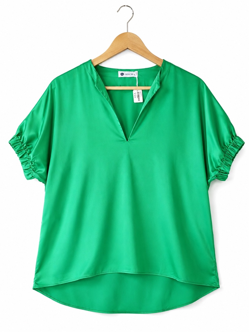 Caryn Lawn NWT Kelly Green Top